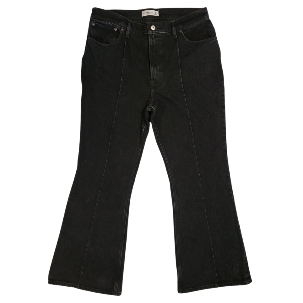 Abercrombie & Fitch Women's Black Flare Jeans